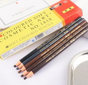 5pcsset crayon à sourcils maquillage rehausseurs de sourcils art cosmétique teinte étanche types stéréo couleur beauté stylo à sourcils outils2436194