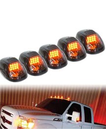 5 -stcset LED -cabine dakmarkeringslichten voor autolruck SUV 4x4 Zwart gerookte lens844764444