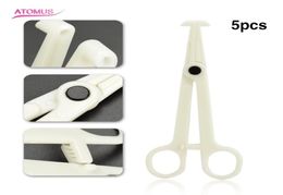 5pcsset Plastic Body Piercing Gereedschap Tangen Oor Lip Navel Neus Tong Septum Forcep Klem Tang Tool Voor Tattoo Lichaam sieraden7599723