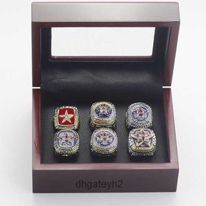 5RLK Band Ringen Nieuwe 6 Mlb Houston Astro Baseball Kampioen Ring Set Rp07