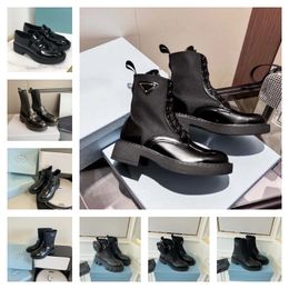 Botas de diseñador Zapato Casual Monolito Zapatos de cuero negro Aumentar Plataforma Zapatillas de deporte Cloudbust Clásico Patente Mocasines mate Zapatillas de deporte Botas Goma de lujo Martin