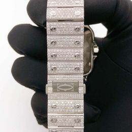 5S7M montre-bracelet personnalisé rappeur Hip Hop bijoux hommes Vvs diamants glacés VVS1 montre pour homme Ankfjaufge