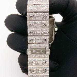 5S7M montre-bracelet personnalisé rappeur hip hop bijoux hommes vvs diamants montre glacée VVS1 montre pour homme anKFJAUFGE