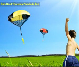 5 ensemble de jouets de Parachute à lancer à la main pour enfants, Parachute éducatif avec figurine de soldat, jeu de sport amusant en plein air