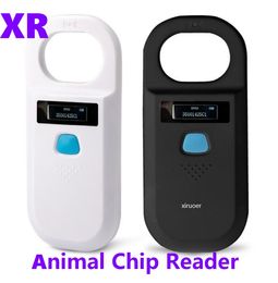 5set Peso ligero FDX-B Lector etiqueta animal Lector de microchip ISO chip Portátil OLED mascota perro gato Escáner de microchip 134.2khz etiqueta de vidrio rfid Con 128 registros Memoria