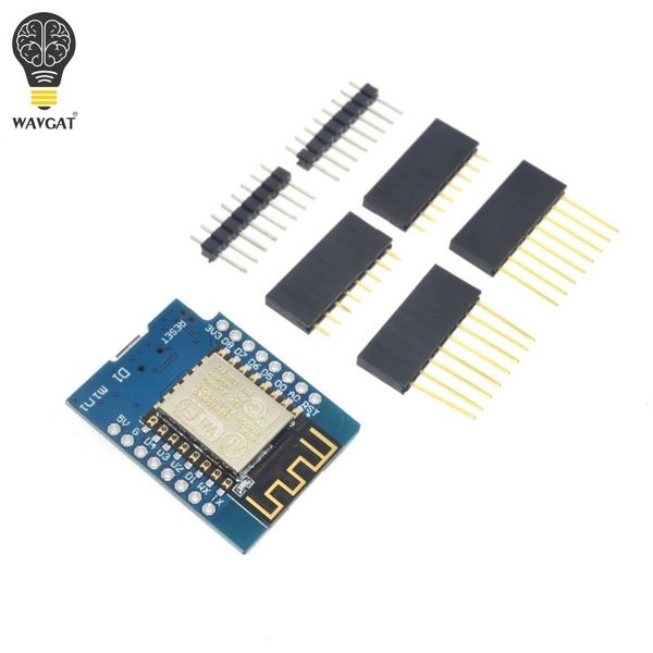 Livraison gratuite 5 ensembles D1 mini - Mini NodeMcu 4M octets Carte de développement Lua WIFI Internet des objets basée sur ESP8266 par WeMos