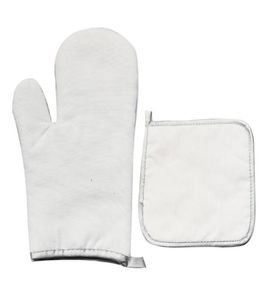5 ensembles de gants de four par Sublimation, bricolage en toile blanche blanche, ustensiles de cuisson pour la cuisine, Baking1036862