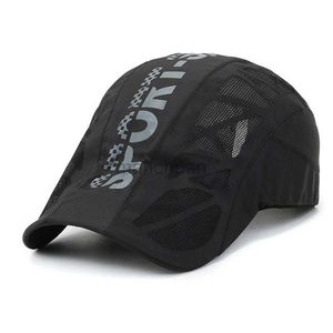 5t6d Berets Mens Fashion Quick Dry Beret Zomer Outdoor Golf Zon Bescherming Voorwaartse hoed voor mannelijke dunne kpop schaduw Solid Sweat Cap D24418