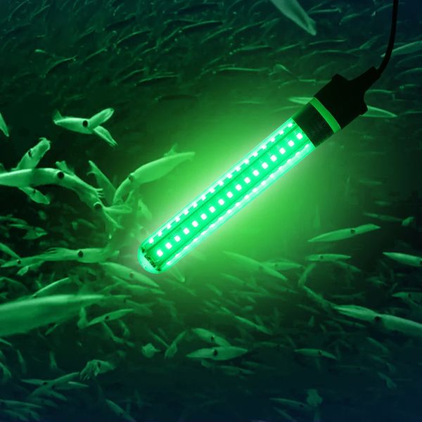 5V-12V 6.5W 700 lúmenes LED Luz de pesca sumergible Lámpara de buscador de peces subacuáticos Buscador de peces con cable de 5 m 240227