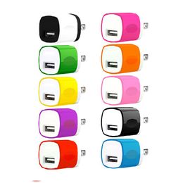 5V 1A US USB AC chargeur mural maison chargeur de voyage adaptateur Mini chargeur USB pour Samsung s8 s10 htc Smartphones mp3 pc