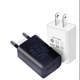 Cargador USB de 5V y 1A, adaptador de teléfono para cabeza de carga de pared de viaje, enchufe UE AU portátil para iPhone 15 14 13 12 xr xs 11 pro Max Samsung