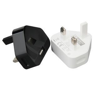 Chargeur de téléphone mural USB 5V 1A, prise britannique, adaptateur secteur de voyage 5W pour Smartphone Samsung Huawei