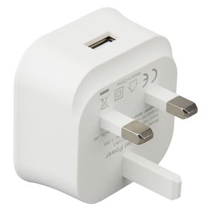 5V 2A UK Plug Mobiele telefoon USB-wandoplader Reisoplaadstroomadapter voor smartphones Tablets