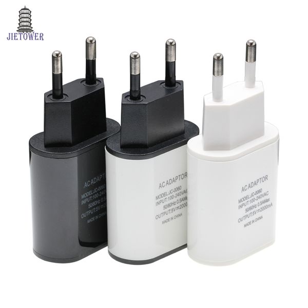 5V 2A USB Chargeur Voyage Mur Adaptateur de Charge Rapide Mobile Téléphone Tablettes De Charge Pour iPhone X Samsung Xiaomi EU US Plug Chargeurs 200pcs