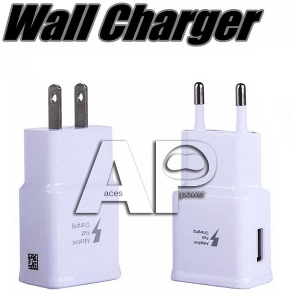 5V 2A USB Wall Fast Charger Turbo Adaptador Cargando 2A EU US Enchip para Samsung Galaxy S9 S8 Plus Note8 Nota 10 Plus3747124