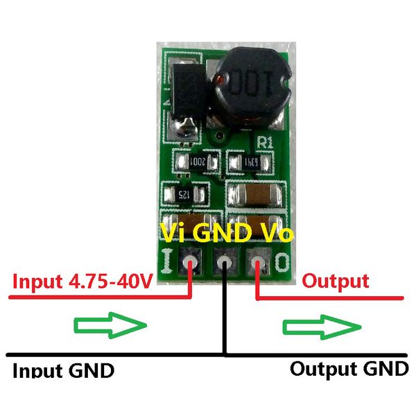 Envío gratuito 5V 6V 9V 12V a 3V DC Módulo convertidor CC Reductor Placa reguladora de voltaje Buck