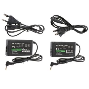 Cordon de câble d'alimentation du chargeur mural d'adaptation Adaptateur 5V AC pour sony PSP Playstation 1000 2000 3000 EU US PLIG avec paquet