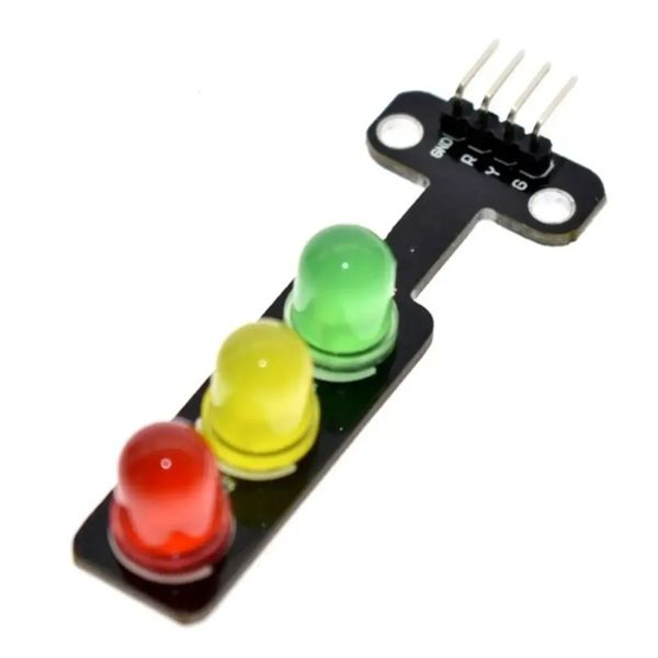 Módulo emisor de semáforo creativo Led de 5V salida de señal Digital brillo ordinario 3 luces Control separado