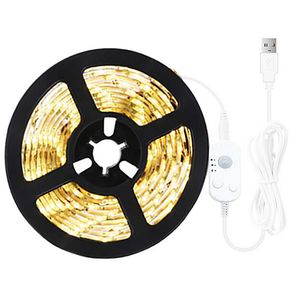 5V PIR LED Kast Licht Tape Draadloze Bewegingssensor strip Lamp Keukenkast Verlichting Lampen LEDs Strips Waterdichte USB Verlichting lint D2.0