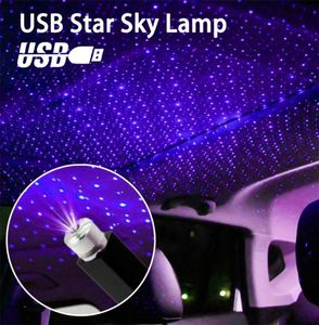 5V USB-aangedreven Galaxy Star-projectorlamp Romantisch LED-sterrenhemel-nachtlampje voor autodak Thuiskamer Plafonddecoratie Plug en Play7704390