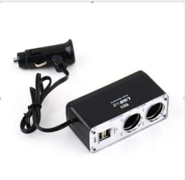 5V1A Double Port USB 2 voies Auto voiture allume-cigare prise séparateur chargeur de voiture prise adaptateur DC 12V7683491