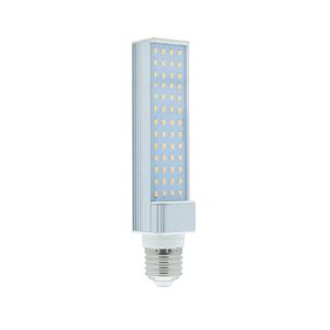 Ampoule G24 E26 5 W, lampe de rénovation horizontale enfichable à 2 broches, remplacement 9 W, 85 V-265 V, angle de vue de 180 °, ampoule encastrée vers le bas, blanc chaud 3000-3500 K crestech