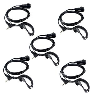 5X 1-Pin 2.5mm Jack Earpiece Headsets PTT MIC for Walkie Talkie Motorola SMP218