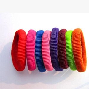 5x élastique corde anneau bandeau couleur bonbon femmes filles bandeau élastique pour queue de cheval # T701