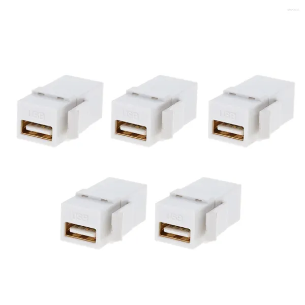 5x USB 2.0 A Hembra A Convertidor Adaptador De Inserción De Montaje En Panel