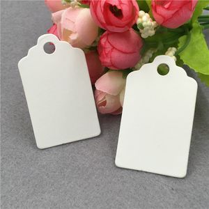 5x3cm vierge hang tag tricolors bagages note bijoux de luxe de luxe tags note de papier étiquettes de papier accessoire 200pcs / lot