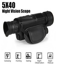 5X40 Digital 5MP visión nocturna alcance de caza visión nocturna Monocular 5 megapíxeles Rifle alcance5668060