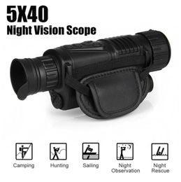 5X40 Digital 5MP visión nocturna alcance de caza visión nocturna Monocular 5 megapíxeles Rifle alcance4438020