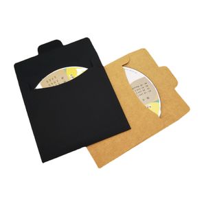 5x5inches Mangas de CD Kraft Paper Sobres Regalo Wrap Wrap Brown DVD Papel Cartón De Cartón Sobre Regalos Vacaciones Titular de Almacenamiento Cubiertas