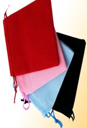 5x7cm Velvet Drawstring Pouch Bagjewel Tas kerstwedding Geschenktassen Zwart rood roze blauw 10 Kleur GB14593341907