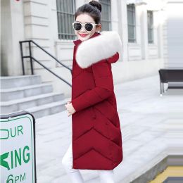 5xl 6xl grande taille Femme Mabille d'hiver GRANDE fourrure Down Parkas Hiver Cabinet Femme Jacket d'hiver mince pour les femmes