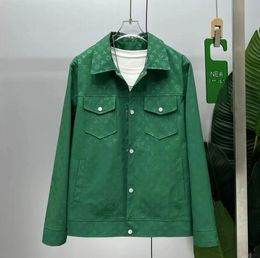 5xl chaqueta de diseñador verde hombres manga larga chaquetas de lujo clásica abrigo para hombre