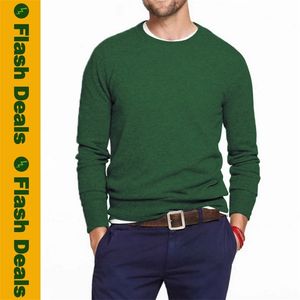 5XL Hommes Slim Pull Pulls Mâle Pulls Solide Coton Tricoté Pull Jersey Boy Knitwear Printemps Hiver Marine Noël Vert 211221