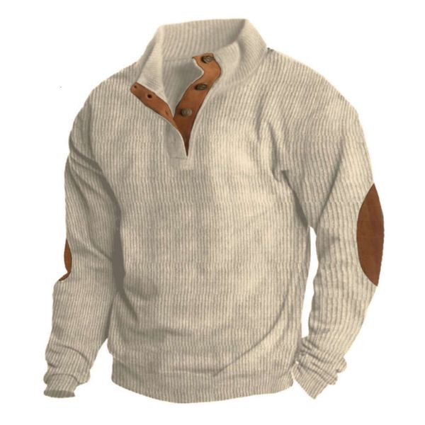 5XL Nueva chaqueta con capucha para hombre más vendida al aire libre para otoño invierno Pana Casual Cuello alto Manga larga Sudadera con capucha Hombre Suéteres Camisa Top