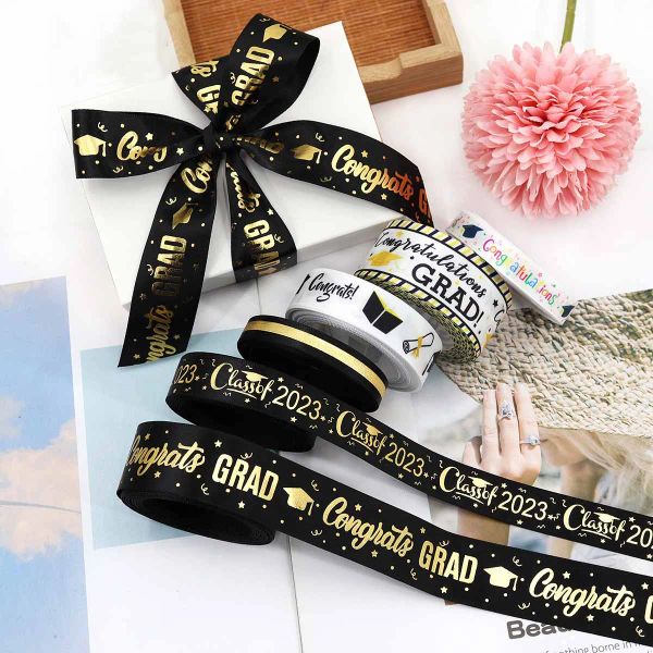 5 ans Ribbons de jour Graduate Carens gâteaux Boîtes emballages Bouquet Bouquet Bouquet Christmas Bowknot Scene Party Decoration