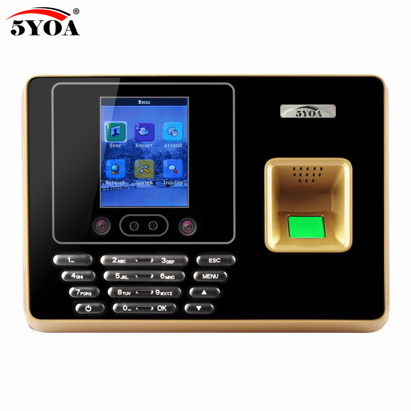 5YOA AF30 Wifi Biometric Face Recognition Facial Employee Fingerprint Time Attendance Device