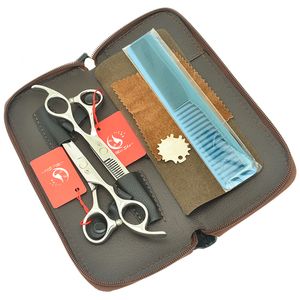 6,0 pouces mésia salon professionnel découpage Tesouras Tesouras Cisailles Ciseaux Ciseaux Ciseaux Ciseaux Ciseaux Ciseaux Set Chaude Vente Chair de Cheveux Outils Ha0413