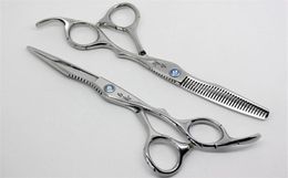 Ciseaux de coiffure professionnels 6 0 pouces, ensemble d'outils de coupe de cheveux, paquet 238p2867299