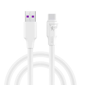 6.0 Ultra dikke telefoonkabels 5a Super snel oplaadkabel Type C USB Fast Laying Data Cable Micro V8