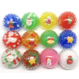 6.0 CM Grote Maat Kerst Squish Druif Bal Fidget Speelgoed Anti Stress Ontluchting Squishy Ballen Knijp Speelgoed Decompressie Angst Reliever