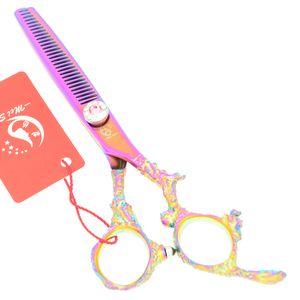 Ciseaux Amincissants Pour Cheveux Pourpre Meisha 6.0 pouces Ciseaux De Coiffure Professionnels JP440C Salon De Coiffure / cisaillement Salon