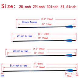 6/12/24 PCS Archery Fiberglass Flechas de acero Punto de acero para 15-40 lb Recurve compuesto de referencia de arco de reacción de la proa de la flecha de referencia de arco