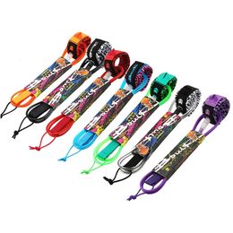 6-12ft Surf Leash Sup Leash Surf Leg Rope Browboard Leash TPU Swivels Swivels gonflable Paddle Board Longboard Foot Corde 240507