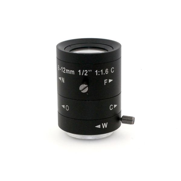 6-12mm LENS C Mount 3.0 Mega Pixel HD Industrial lens Vari-Focal Manual Iris CCTV Lens For CCTV Camera Livraison gratuite