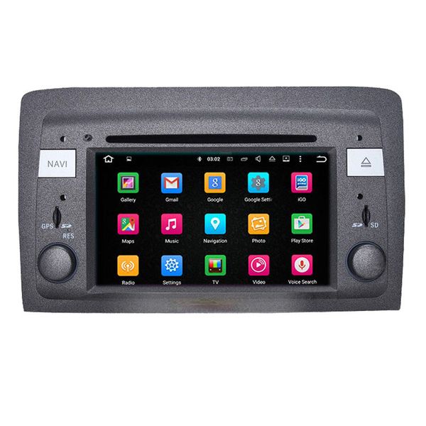 Lecteur de navigation Android DVD de voiture Carplay Radio 6,2 pouces pour Fiat Idea 2003-2007 Stéréo à écran HD