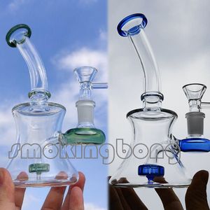 6,2 pouces narguilés lunettes Bong conduites d'eau plate-forme pétrolière en verre eau Bongs Dab plates-formes accessoires pour fumer avec Joint de 14mm
